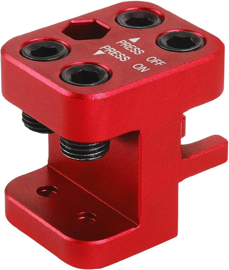 YOMIRACING Master Link Press Tool For Drag Specialties Motorcycle ATV 520 525 530 Bike Chain Tool Motorcycle Chain Tool Motorcycle Chain Rivet Tool(RED) - Image 2